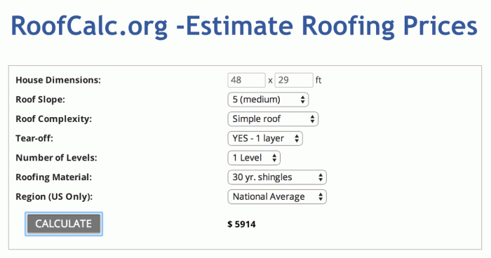 Roofing Calculator - Estimate Roof Replacement Cost - Get Free Quotes